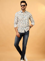 Load image into Gallery viewer, Premium Floral-Patterned Shirt – Casual Wear for Men