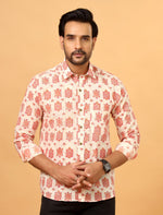 Load image into Gallery viewer, Handcrafted Sanganeri Cotton Shirt