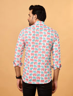 Load image into Gallery viewer, Royal Elephant Sanganeri Shirt