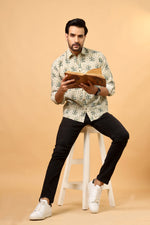 Load image into Gallery viewer, Gulbahar Sanganeri Floral Printed Cotton Shirt