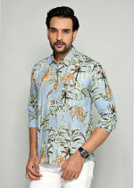 Load image into Gallery viewer, Men's Exotic Animal Print Shirt - Stylish Safari Theme