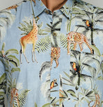 Load image into Gallery viewer, Men's Exotic Animal Print Shirt - Stylish Safari Theme