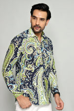 Load image into Gallery viewer, Contemporary Paisley Patterned Shirt for Men
