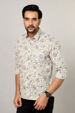 Load image into Gallery viewer, Jaipuri Handblock Sanganeri Print Cotton Shirt