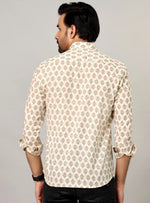 Load image into Gallery viewer, Buti Motif Light Base Traditional Print Casual Shirt