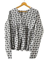 Load image into Gallery viewer, Noir Safari Peplum