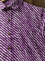 Load image into Gallery viewer, Rajasthani Lahariya Print Cotton Shirt – Ethnic Summer Wear