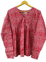 Load image into Gallery viewer, Gulaabi Leher Peplum