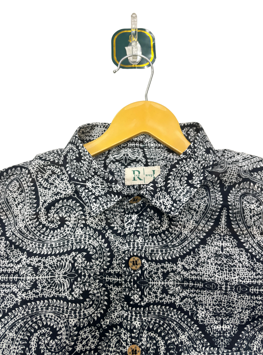 Bagheera Ruch Drawstring Shirt In White main image 1