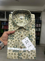 Load image into Gallery viewer, Gulbahar Sanganeri Floral Printed Cotton Shirt