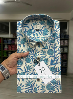 Load image into Gallery viewer, Gul-e-Bahar Sanganeri Floral Printed Cotton Shirt