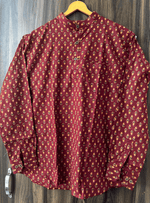 Load image into Gallery viewer, Kesar Buti Print Short Kurta - Sanganeri Print