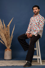 Load image into Gallery viewer, Jaipuri Elephant Printed Shirt - Colorful Haathi