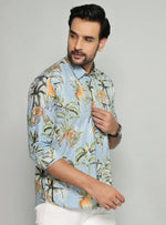 Load image into Gallery viewer, Men&#39;s Exotic Animal Print Shirt - Stylish Safari Theme
