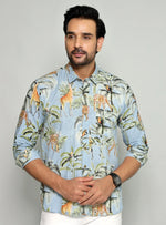 Load image into Gallery viewer, Men&#39;s Exotic Animal Print Shirt - Stylish Safari Theme
