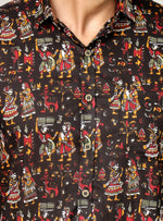 Load image into Gallery viewer, Heritage Mela Shirt – Blockprint Celebration
