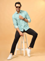 Load image into Gallery viewer, Jaipuri Handblock Print Cotton Shirt
