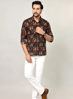 Load image into Gallery viewer, Heritage Mela Shirt – Blockprint Celebration
