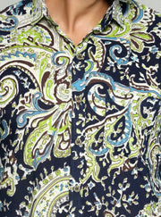 Contemporary Paisley Patterned Shirt for Men
