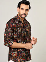 Load image into Gallery viewer, Heritage Mela Shirt – Blockprint Celebration
