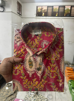 Load image into Gallery viewer, Pink Jaipuri Paisley Printed Cotton Shirt for Men