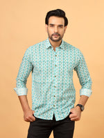Load image into Gallery viewer, Jaipuri Handblock Print Cotton Shirt