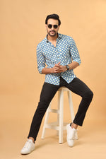Load image into Gallery viewer, Rajwadi Geometric Shirt