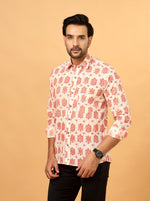 Load image into Gallery viewer, Handcrafted Sanganeri Cotton Shirt