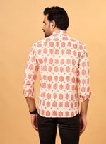 Load image into Gallery viewer, Handcrafted Sanganeri Cotton Shirt