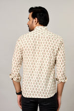 Load image into Gallery viewer, Buti Motif Light Base Traditional Print Casual Shirt