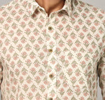 Load image into Gallery viewer, Buti Motif Light Base Traditional Print Casual Shirt