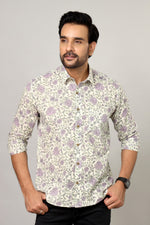 Load image into Gallery viewer, Jaipuri Handblock Sanganeri  Print Cotton Shirt