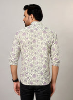 Load image into Gallery viewer, Jaipuri Handblock Sanganeri  Print Cotton Shirt