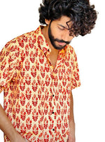 Load image into Gallery viewer, Sanganeri Leaf Charm Shirt
