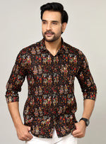 Load image into Gallery viewer, Heritage Mela Shirt – Blockprint Celebration
