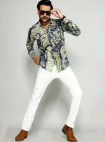 Load image into Gallery viewer, Contemporary Paisley Patterned Shirt for Men
