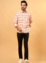 Load image into Gallery viewer, Handcrafted Sanganeri Cotton Shirt
