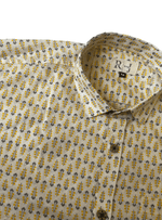 Load image into Gallery viewer, Yellow Trails Handblock Shirt
