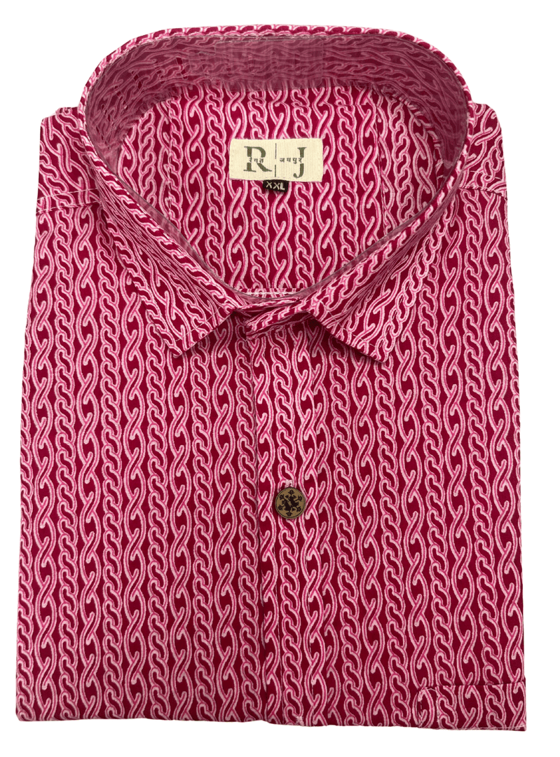 Sanganeri print Shirt - Gulabi Nagri