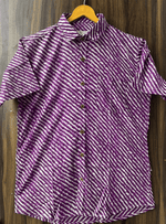 Load image into Gallery viewer, Rajasthani Lahariya Print Cotton Shirt – Ethnic Summer Wear
