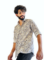 Load image into Gallery viewer, Quirky White Printed Shirt
