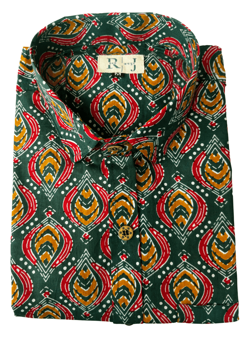Traditional Rajasthani Leaf Shirt