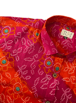 Load image into Gallery viewer, Handcrafted Jaipur Bandhani Cotton Shirt
