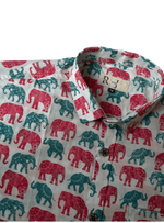 Load image into Gallery viewer, Royal Elephant Sanganeri Shirt
