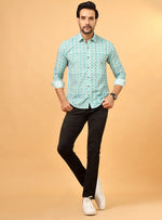 Load image into Gallery viewer, Jaipuri Handblock Print Cotton Shirt

