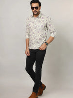 Load image into Gallery viewer, Jaipuri Handblock Sanganeri  Print Cotton Shirt
