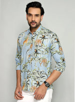Load image into Gallery viewer, Men&#39;s Exotic Animal Print Shirt - Stylish Safari Theme
