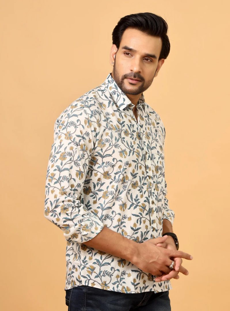Premium Floral-Patterned Shirt – Casual Wear for Men