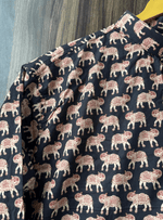 Load image into Gallery viewer, Jaipuri Haathi Print Short Kurta - Block Print
