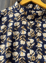 Load image into Gallery viewer, Bagh-E-Bahar Short Kurta - Sanganeri Print
